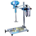 Laboratory air mixer with fixable seat and FRL
